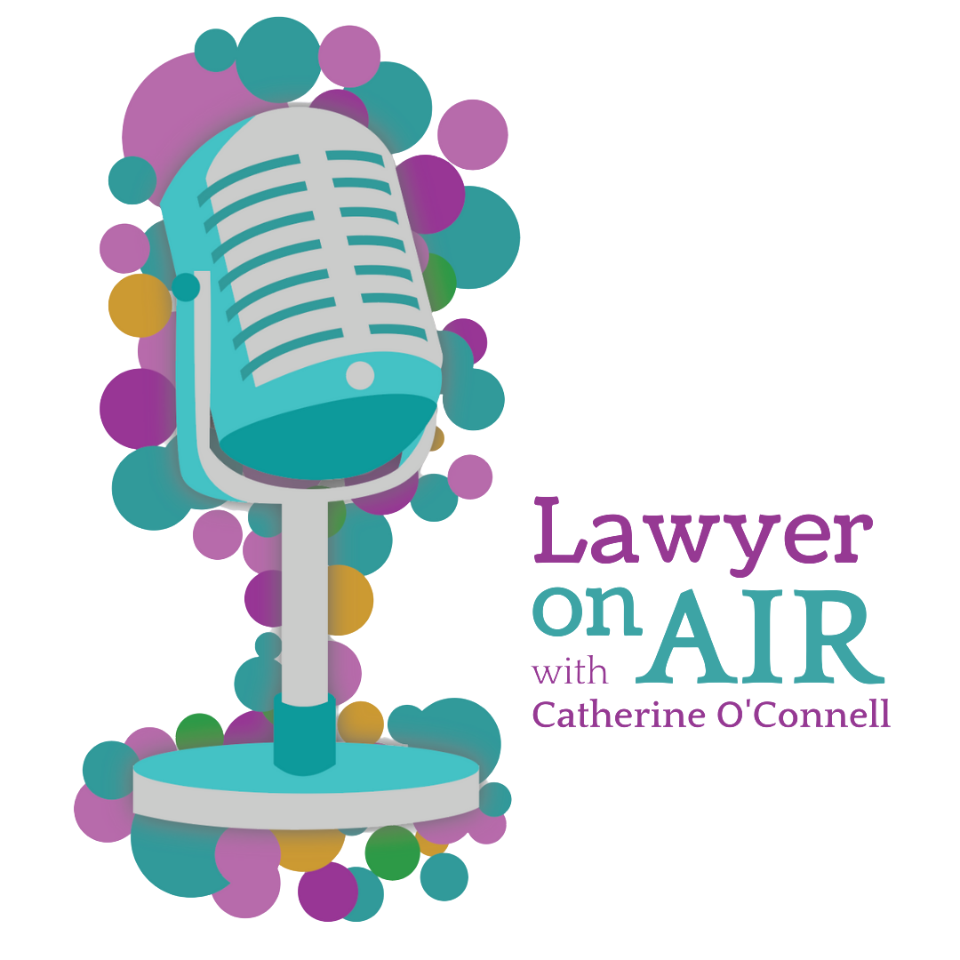 Logo for Lawyer on Air with Catherine O'Connell